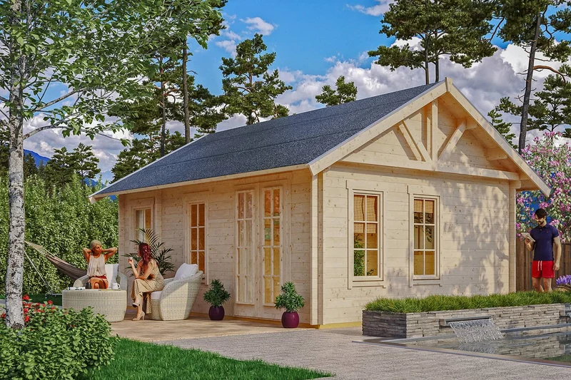 Skan Holz Ferienhaus Modell Toronto 2