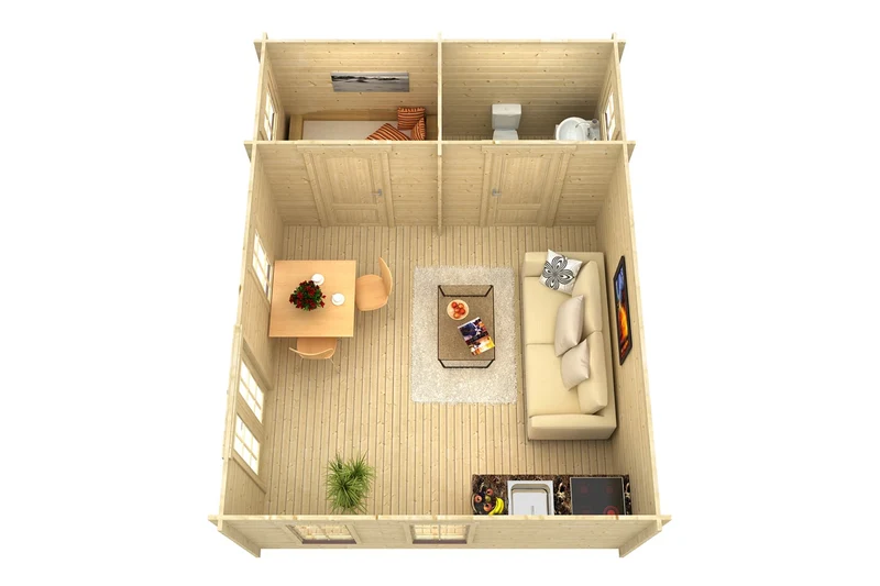 Skan Holz Ferienhaus Modell Toronto 2