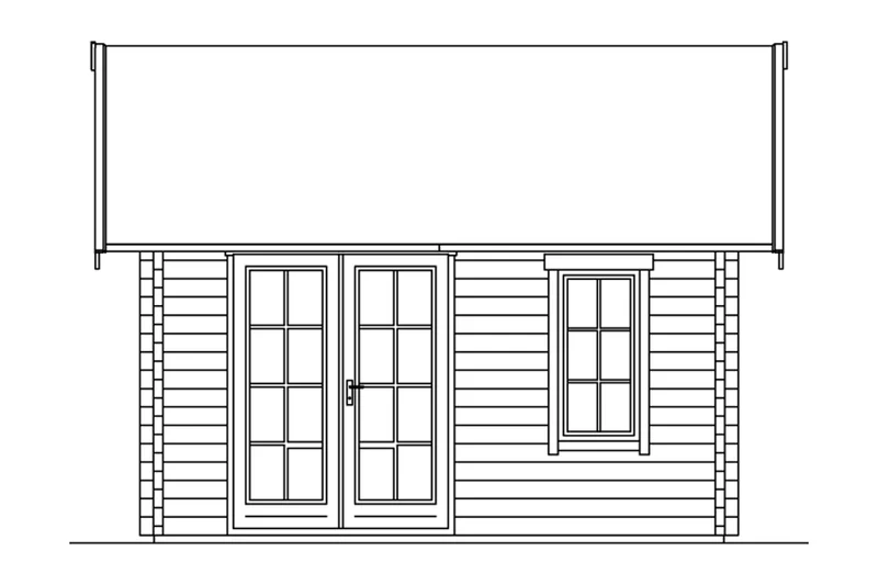 Skan Holz Ferienhaus Modell Toronto 1