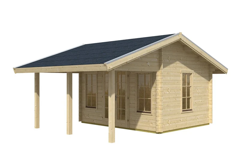 Skan Holz Gartenhaus Modell Luzern