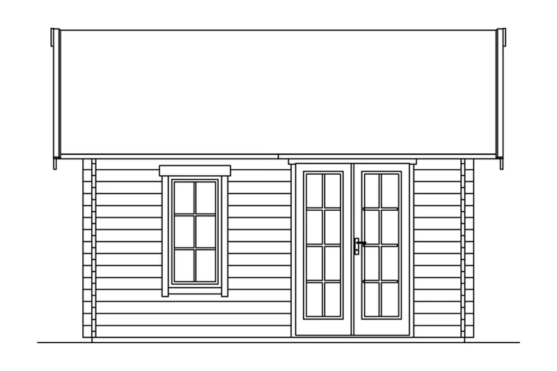 Skan Holz Ferienhaus Modell Bern 1