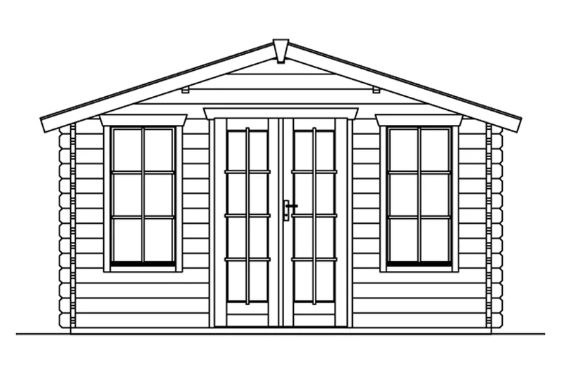 Skan Holz Gartenhaus Modell Trondheim