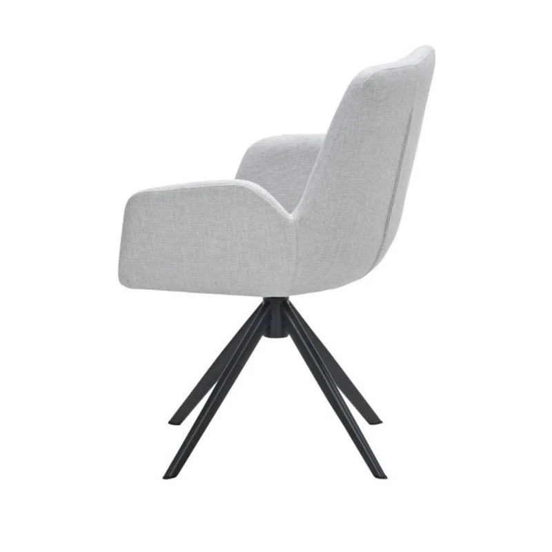 Acate tuinset 9-delig draaibaar Carbon Black - Denver dining tafel 320x120 Verona Sand