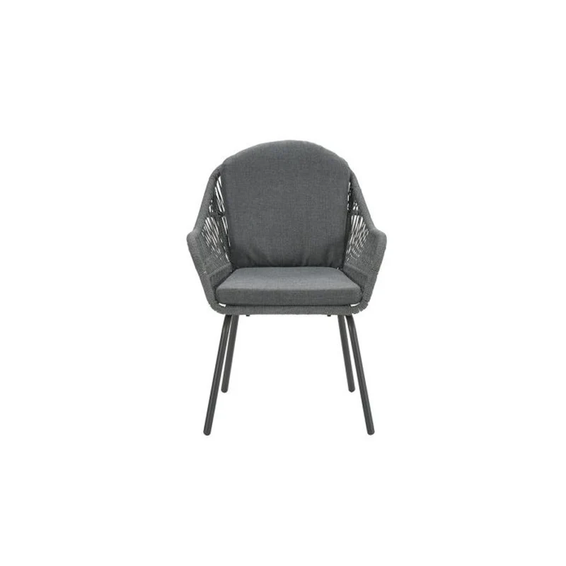 Triton tuinset 5-delig Carbon Black - Zeus dining tafel 180x100 cm