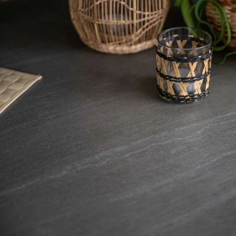 Triton tuinset 7-delig Carbon Black - Scotland dining tafel 230x115 Napoli Grey