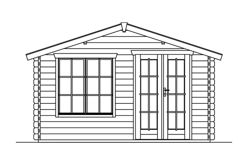 Skan Holz Gartenhaus Modell Stavanger