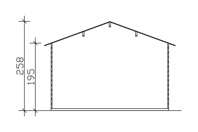 Skan Holz Gartenhaus Modell Malaga