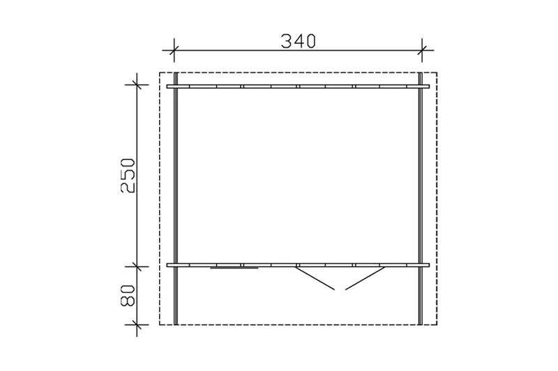 Skan Holz Gartenhaus Modell Langesund