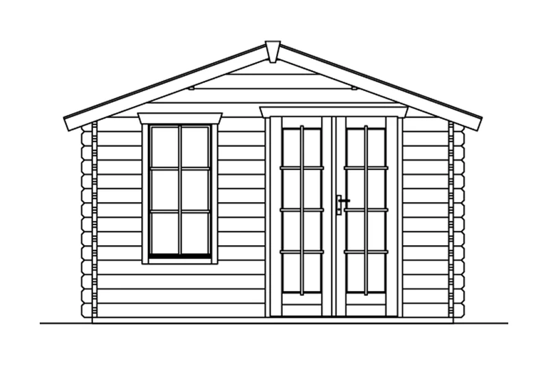 Skan Holz Gartenhaus Modell Langesund