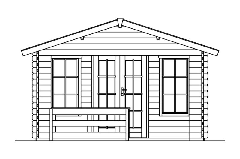 Skan Holz Gartenhaus Modell Holmestrand