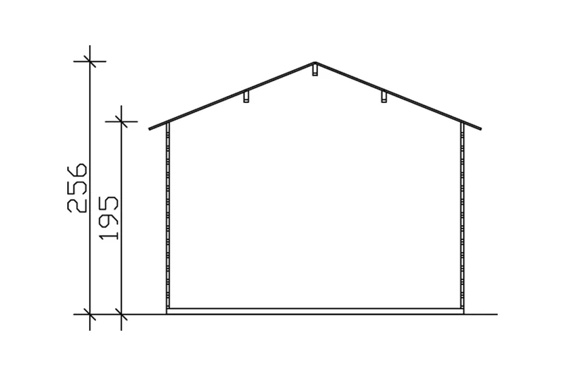 Skan Holz Gartenhaus Modell Faro