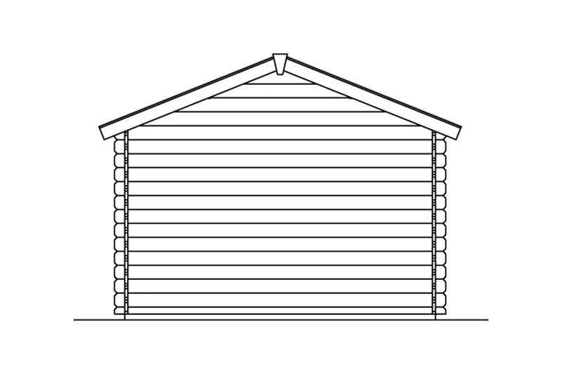 Skan Holz Gartenhaus Modell Faro