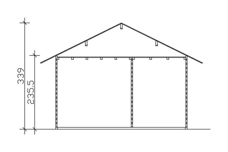 Skan Holz Gartenhaus Modell Esbjerg