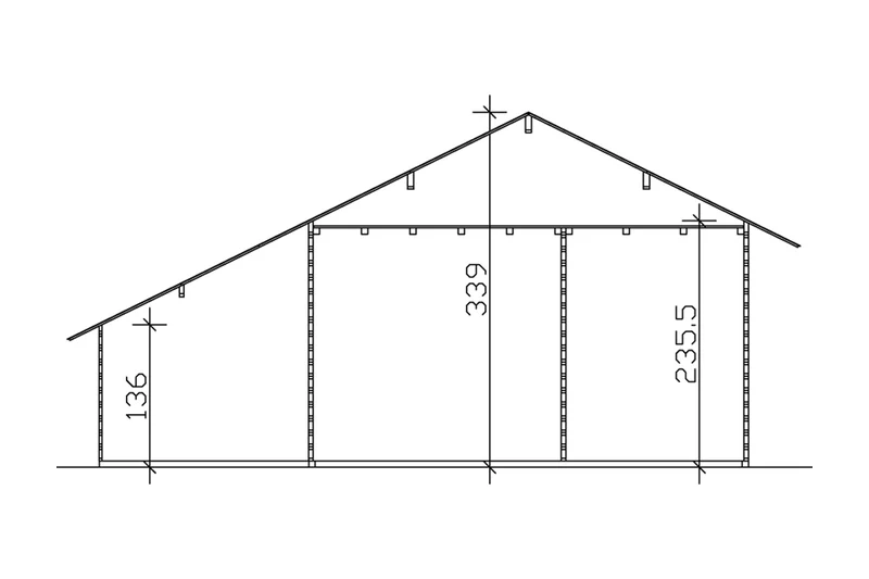 Skan Holz Gartenhaus Modell Esbjerg