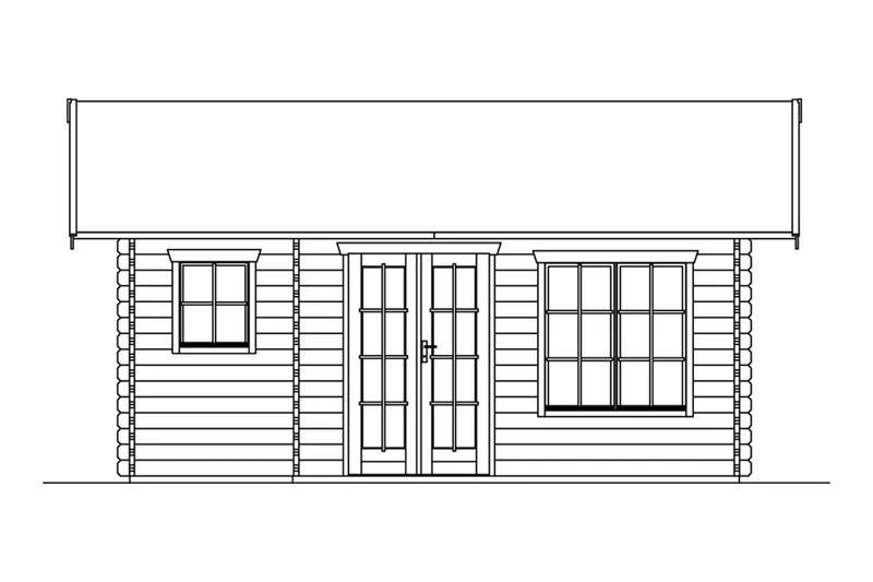 Skan Holz Gartenhaus Modell Esbjerg