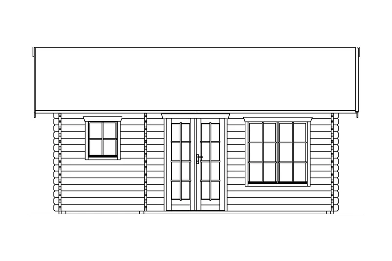 Skan Holz Gartenhaus Modell Esbjerg