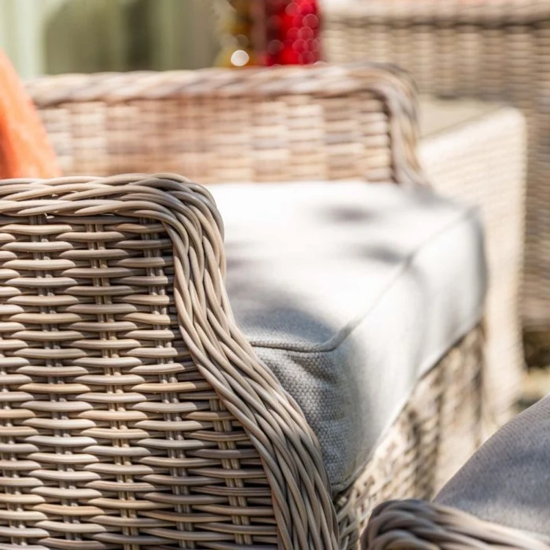 Veracruz verstelbare relaxstoelen incl. voetenbank desert sand