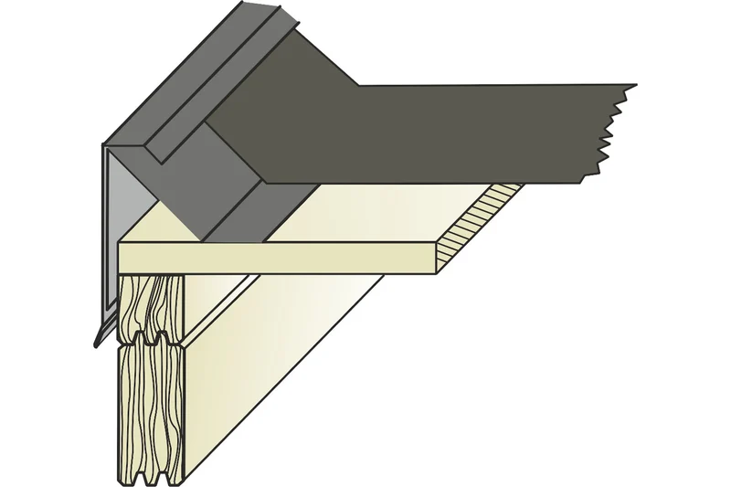 EPDM Flachdachblende