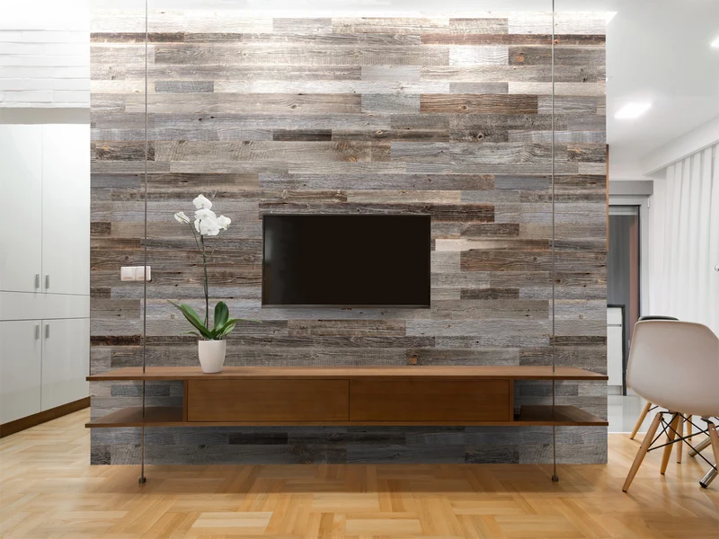 Altholz Fichte sonnenverbrannt grau Holz Paneele Wandverkleidung
