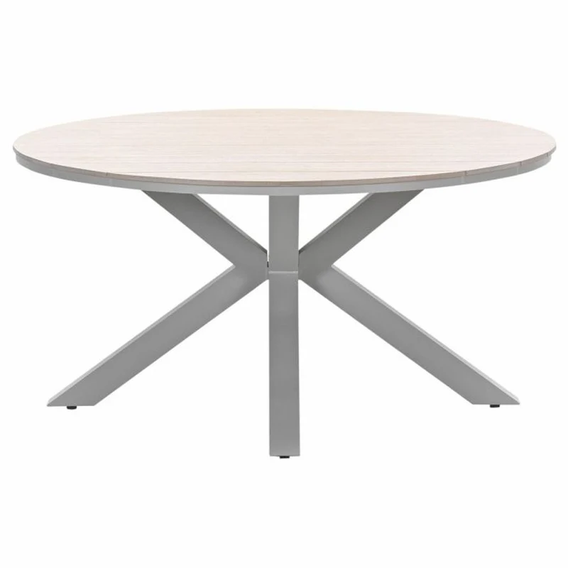 Porto tuinset 6-delig - Edison ronde tuintafel Ø148 cm