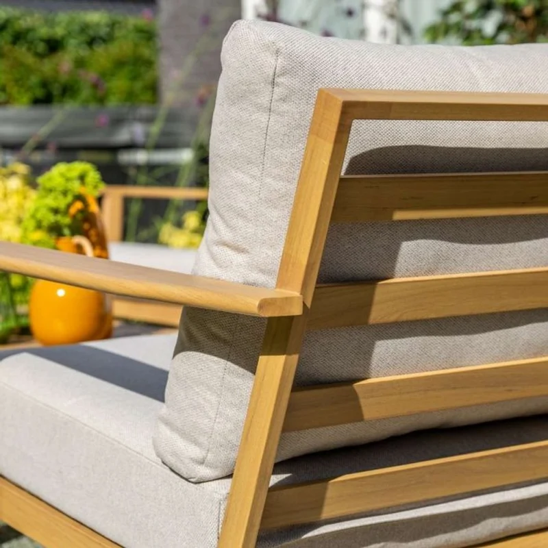 Havana loungeset 6-delig - Natural Teak Look
