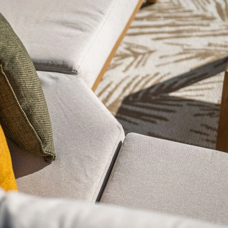 Havana loungeset 6-delig - Natural Teak Look