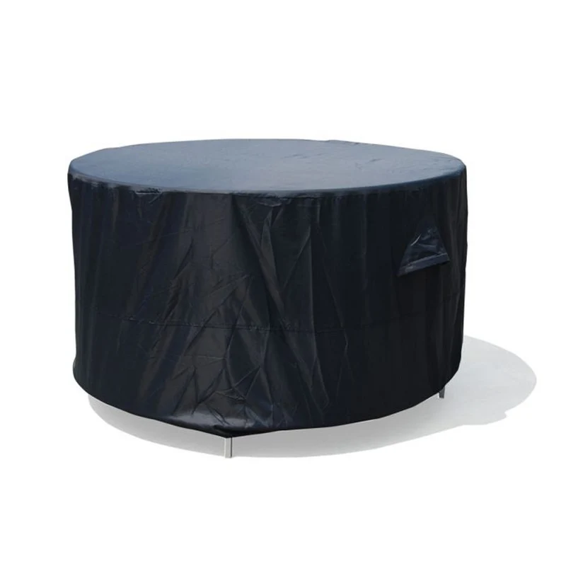 Toulon tuinset 5-delig carbon black met Lowland tuintafel rond 120 cm napoli sand