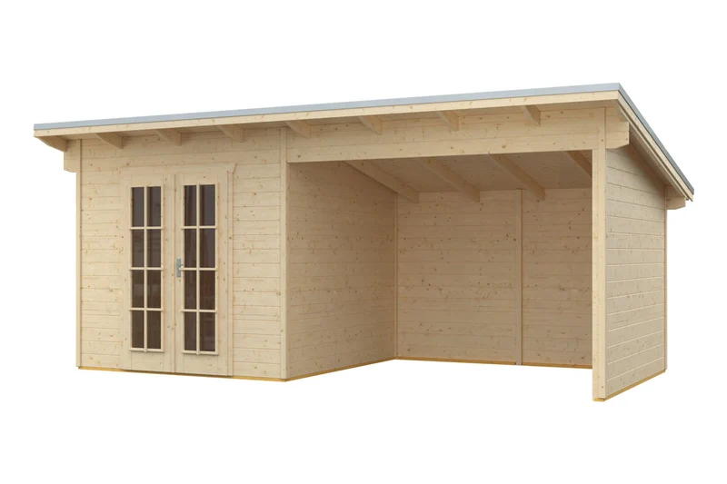 Skan Holz Gartenhaus Modell Texel