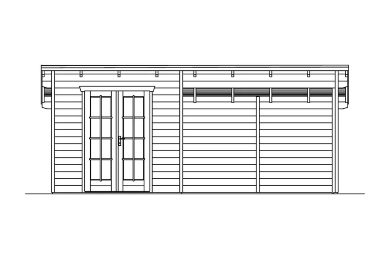 Skan Holz Gartenhaus Modell Texel