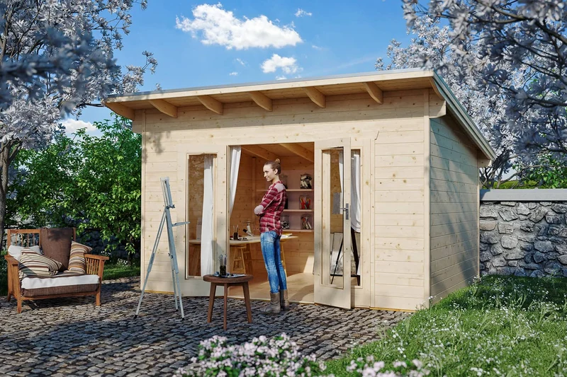 Skan Holz Gartenhaus Modell Ostende