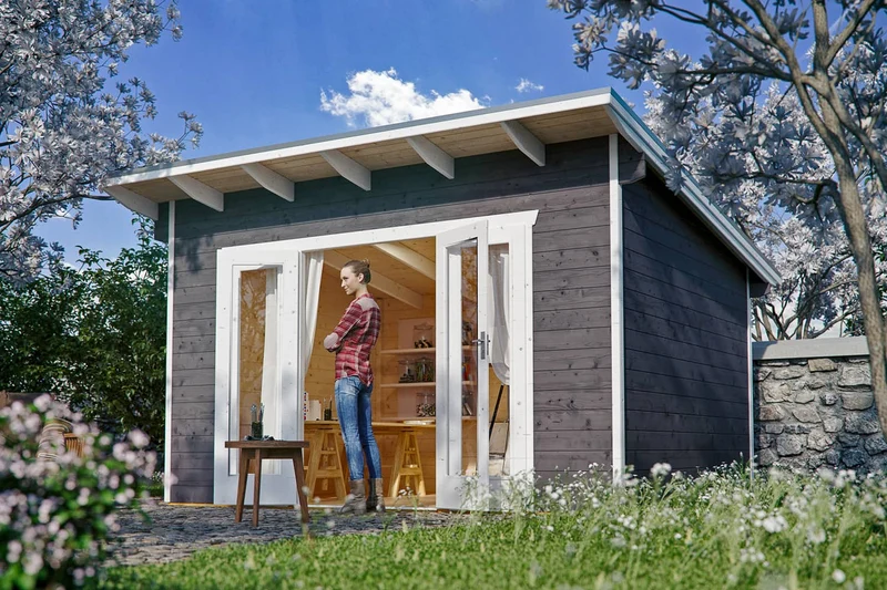Skan Holz Gartenhaus Modell Ostende
