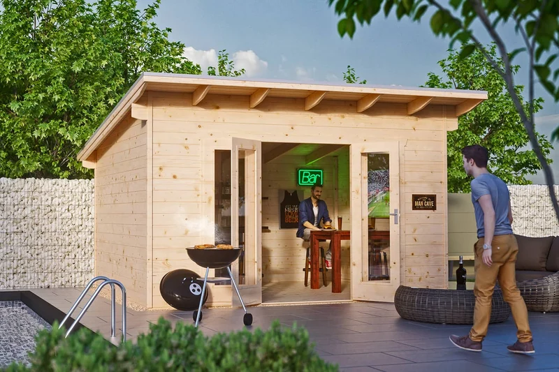 Skan Holz Gartenhaus Modell Ostende