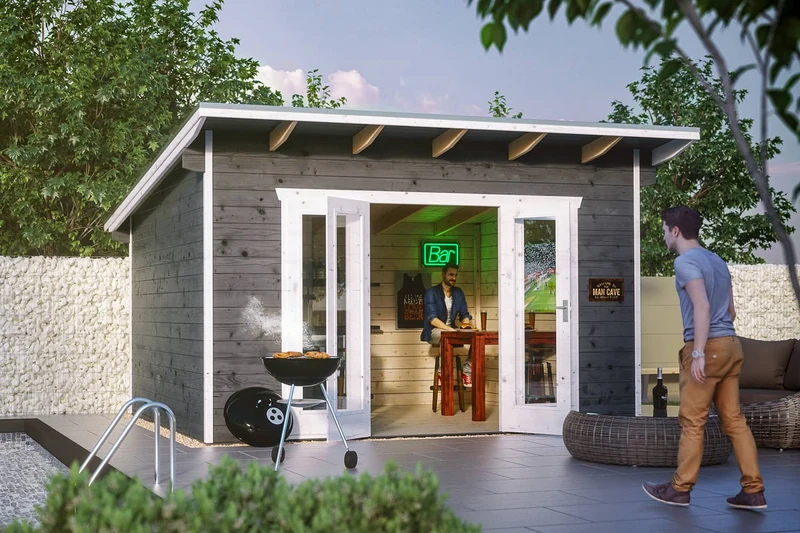 Skan Holz Gartenhaus Modell Ostende