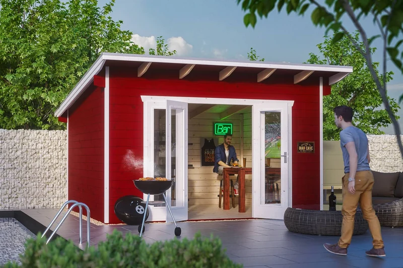 Skan Holz Gartenhaus Modell Ostende
