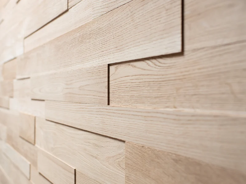 Eiche glatt 3D Holz Paneele Wandverkleidung
