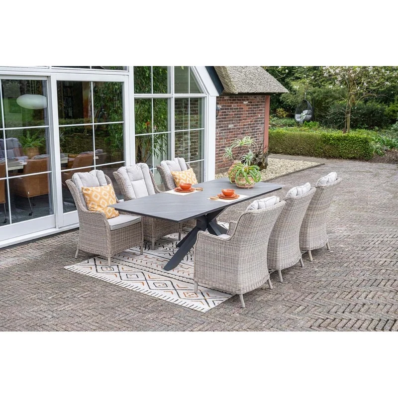 Osborne dining fauteuil vintage willow desert sand
