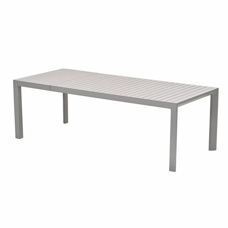 Osborne verstelbare tuinset 7-delig vintage willow met Latina uitschuifbare tuintafel 180/230x100 cm taupe
