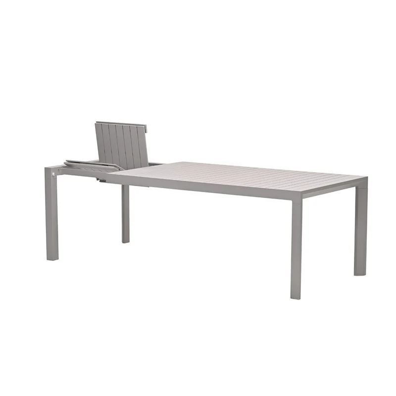Latina uitschuifbare tuintafel 180/230x100 cm taupe