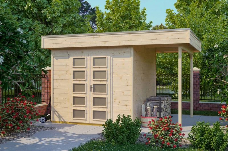 Skan Holz Gartenhaus Modell Venlo 2