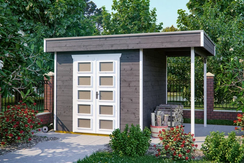 Skan Holz Gartenhaus Modell Venlo 2