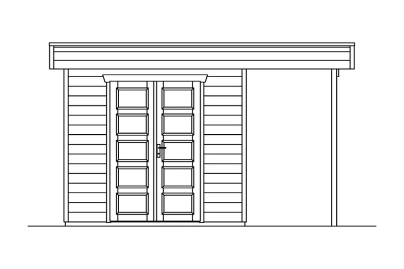 Skan Holz Gartenhaus Modell Venlo 2