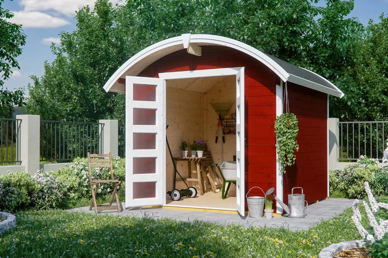 Skan Holz Gartenhaus Modell Delft