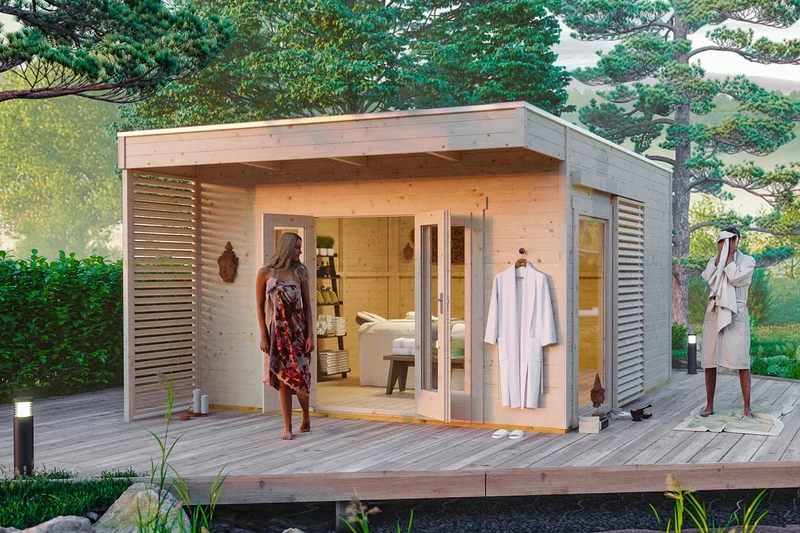 Skan Holz Gartenhaus Modell Tokio 4