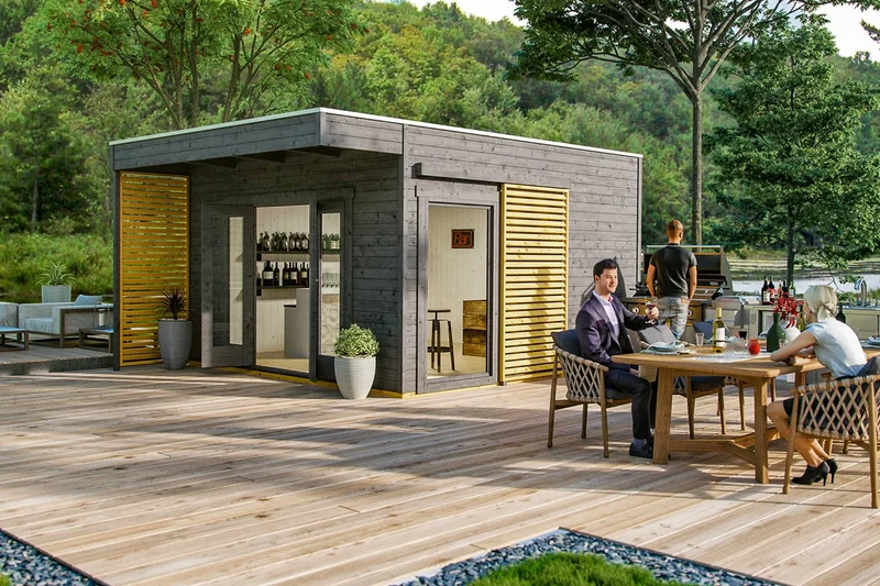 Skan Holz Gartenhaus Modell Tokio 4