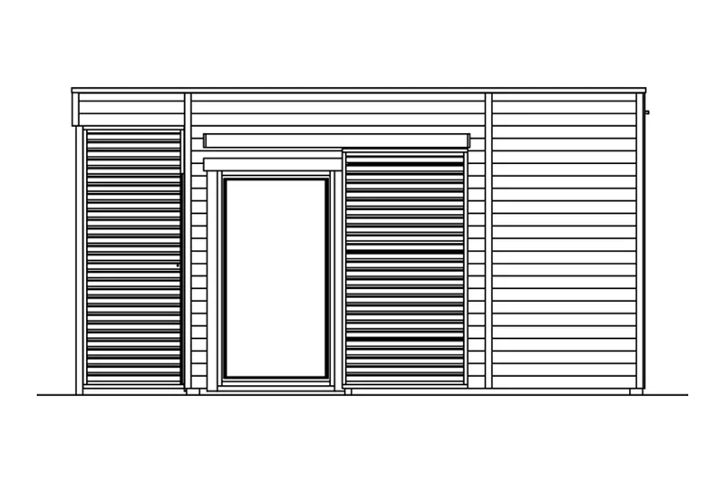 Skan Holz Gartenhaus Modell Tokio 4