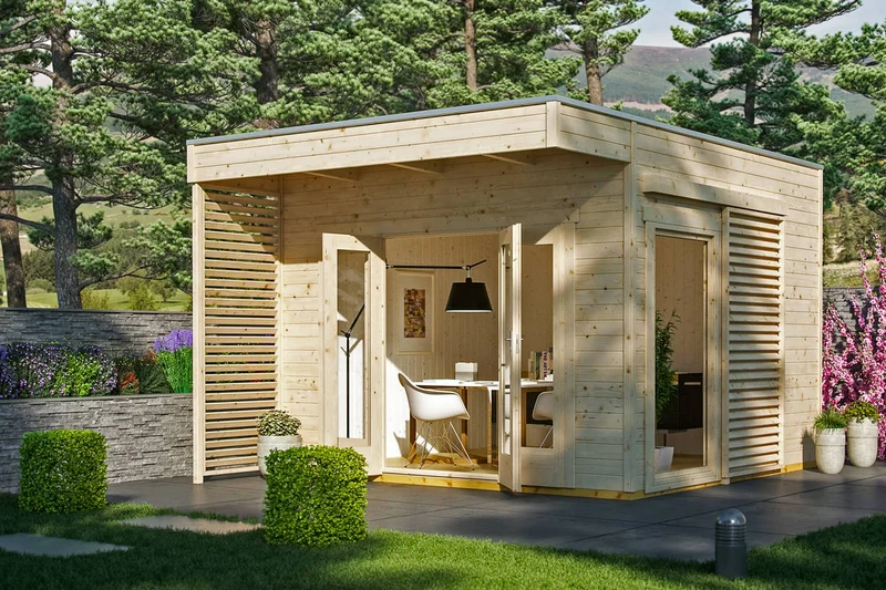 Skan Holz Gartenhaus Modell Tokio 2