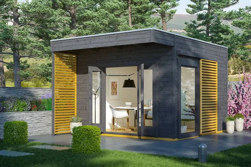 Skan Holz Gartenhaus Modell Tokio 2