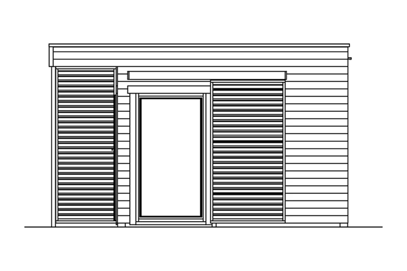 Skan Holz Gartenhaus Modell Tokio 2
