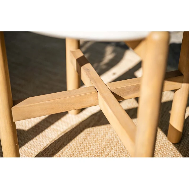 Garden Impressions Talara loungeset 3-delig acacia white wash taupe