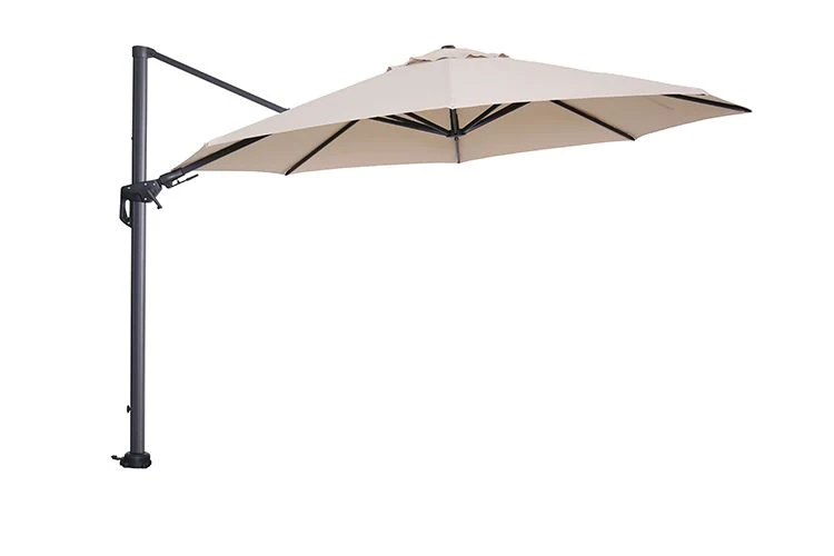 Garden Impressions Hawaii parasol - Ø350 cm - carbon black - ecru